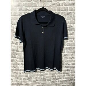 Tommy Hilfiger Navy Polo Tee‎
